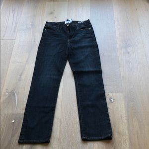NWT frame dark wash high rise jeans